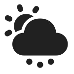 Weather Hail Day SVG Icon